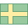 office m style nordic cross flag icon