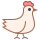 office m style chicken icon