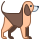 office m style dog icon