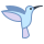 office m style hummingbird icon