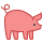 office m style pig icon