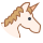 office m style unicorn icon