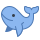office m style whale icon