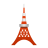 emoji style tokyo turm icon