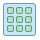 office m style aktivitätsraster icon