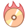 office m style burn cd icon