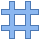 office m style großer hashtag icon