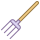 office m style pitchfork icon