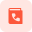 Cell phone address book in the out isolated on a white background icon