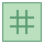 office m style hash icon