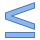 office m style menor o igual icon