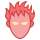 office m style human torch icon