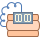 office m style bombe mit timer icon