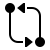 ios 17 filled style compare git icon