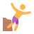color style 절벽 점프 icon
