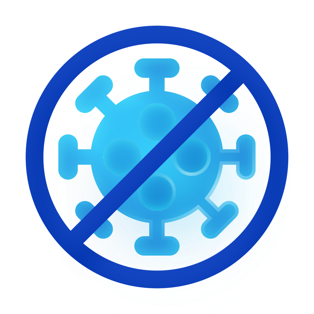 Stop coronavirus icon