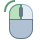 office m style mausklick links icon