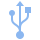 office m style usb icon