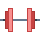 office m style dumbbell icon