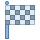 office m style finish flag icon