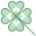 office m style clover icon
