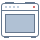 office m style stove icon