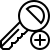 ios 17 outlined style schlüssel hinzufügen icon