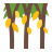 color style fruit tree icon