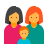 Familia con dos mujeres icon