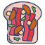 Bacon And Mushroom Toast icon