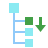 Move Node Down icon