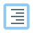 color style 셀 콘텐츠 오른쪽 정렬 icon