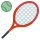 office m style tennis racquet icon
