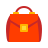 Borsa rossa icon