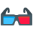 Gafas 3d icon