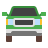 Vue de face d'une camionnette icon