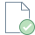 office m style check file icon