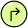 Turn right sign board signal arrows icon