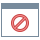 office m style bloqueador de comportamiento icon