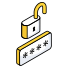 external-Password-Lock-security-and-technology-isometric-vectorslab-2 icon