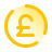 pulsar gradient style british pound icon