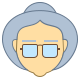 office l style 할머니 icon