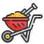 Wheelbarrow icon