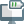 Desktop battery level indicator isolated on a white background icon