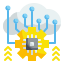 Cloud computing icon