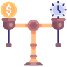 time money balance icon