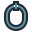 retro style chain end icon