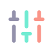 regolazione verticale icon
