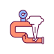 gas leakage icon