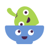 keek style vegan food icon